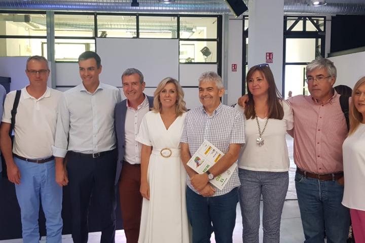 Belarmino Fernández califica de «muy satisfactoria» la reunión con Pedro Sánchez