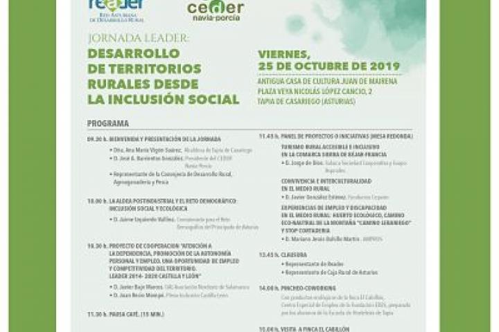 La jornada del GDR Navia-Porcía se centra en la inclusión social en el desarrollo de los territorios rurales