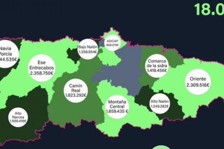 Mapa convocatoria leader 2023