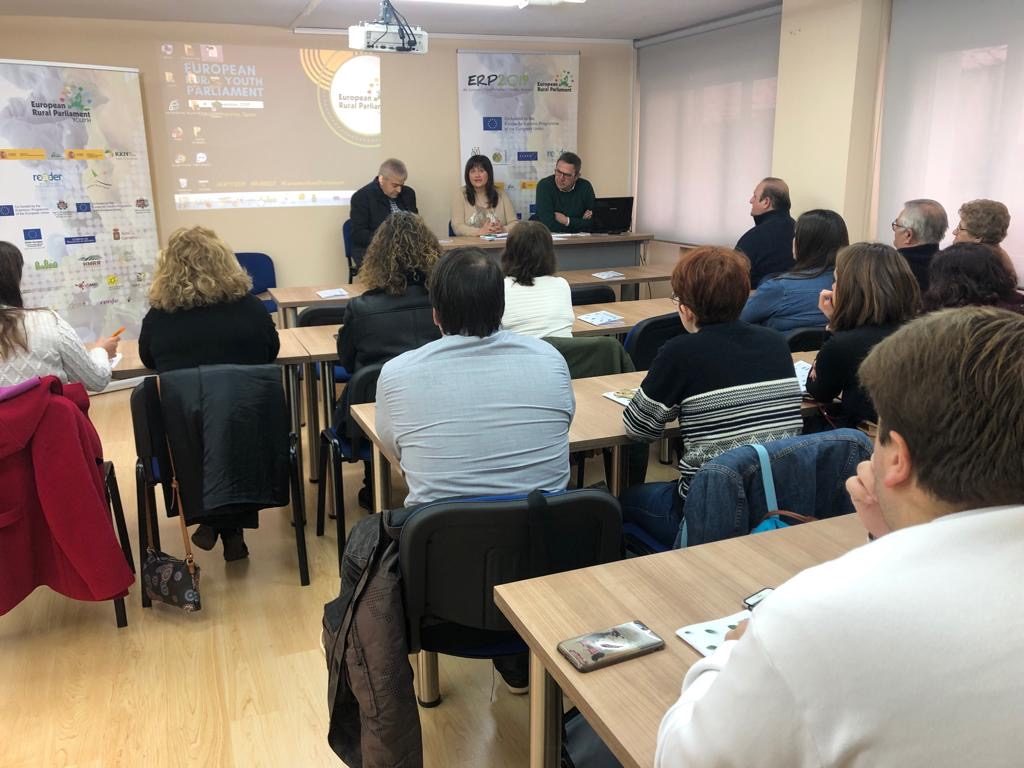 Un momento del acto celebrado en la sede de READER